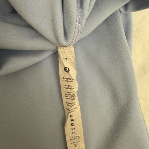 LuLuLemon Align HR Pant 25”  Size 14  Pastel Blue - Picture 8 of 10